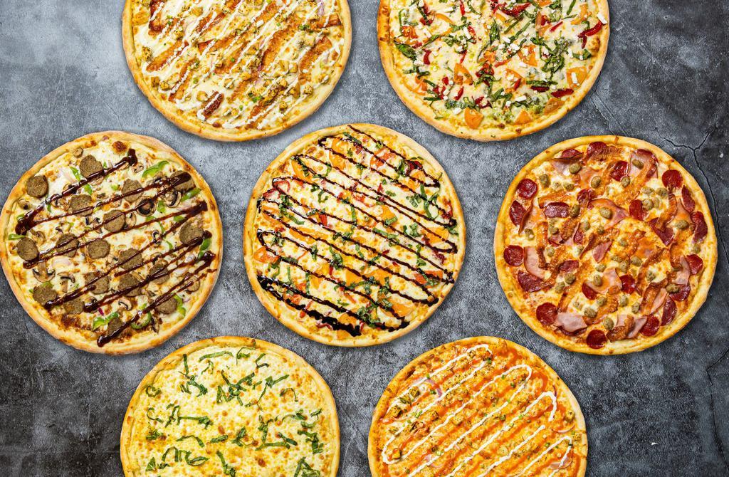 Build Your Own Pizza · Let your creativity shine! Choose your toppings, served on our delicious, crispy pizza crust