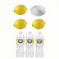 Freshly Squeezed Lemonade Pack · 3 Fresh Lemons, 1 cup of Sugar & 3 Bottled Waters