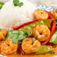 #66. Shrimp W. Onions & Curry · Spicy.