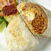 Burritos · Filled with beans, cheese, lettuce, tomato, sour cream and your choice of meat.