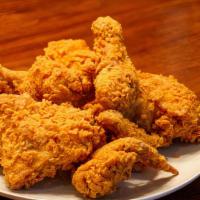 100 Pieces Chicken Mix · Legs and thighs. Served with fries
