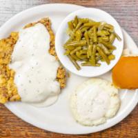 Hand-Breaded Chicken Fried Steak · Eggberts’ starts with special house recipe, beef steak dipped and rolled in select seasoning...