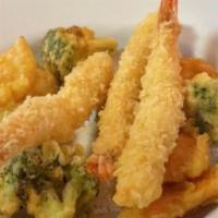 Shrimp Tempura · Mixed with vegetable tempura.