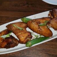 Steak House Wings · 1 lb of wings smoked and then fried to perfection served naked with our house seasoning and ...