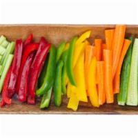 Freshly Cut Vegetables · vegan, dairy-free, soy-free