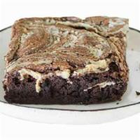 Tahini Brownie · A rich chocolate brownie with a tahini swirl. (gluten-free)