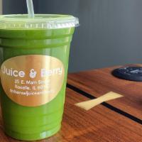 Ginzing  (16 Oz.) · Celery, spinach, pineapple, ginger.
