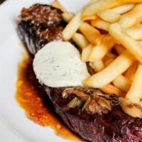 Steak A La Bordelaise · Mâitre d'Butter, Shallot Confit