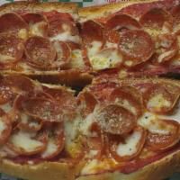 Pizza Sub · George's famous pizza sauce, pepperoni, and provolone cheese.