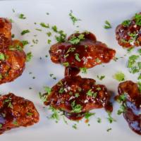 Lava  Wings  · Six pieces. Fried wings with your choice of ranch, BBQ, or spicy.