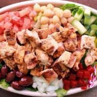 Chicken Shawarma Bowl · Chicken marinated to perfection then charbroiled.