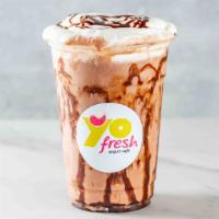 Chocolate Shake / Malt · Chocolate frozen yogurt, Hershey's sauce, skim milk.