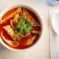 Hot & Sour Dumpling Soup · 