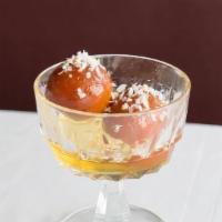 Gulab Jamun (2) · A North Indian sweet made from essence of milk fried in vegetable oil and soaked in honey sy...