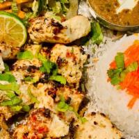 Oriental Malai Chicken Tikka · Boneless cubes of chicken marinated in a mildly spiced creamy cashew nut paste and char gril...