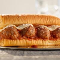 Phil'S Meatball Sub · Our famous meatballs served on an Italian hoagie, topped with melted provolone and homemade ...