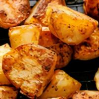 Crispy Potato · Smokey, spicy, crispy-skinned potato.