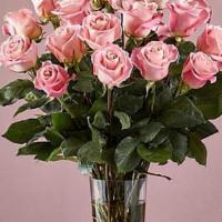 24 Long Stem Pink Roses · Enjoy the classic beauty of the rose with a playful twist in our Long Stem Pink Rose Bouquet...