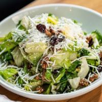 Morrie Chopped Salad · Lettuce, cucumber, tomato, chickpeas, celery, 
red onions, mozzarella, salami, Morrie house ...