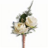 White Tie Boutonniere · When elegance is of the utmost importance, choose classic cream-colored roses.
cream-colored...