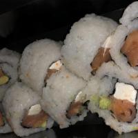 Philly Roll · Contains raw item. smoked salmon, cream cheese and avocado.