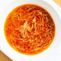 Fideo · Noodle soup.