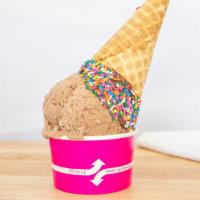 One Scoop · One scoop of our homemade ice cream served on a delicious ice cream cone!