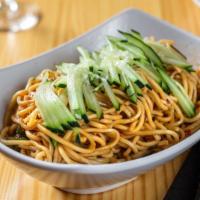 Chengdu Cold Noodle Salad · Vegetarian. Hot and spicy.