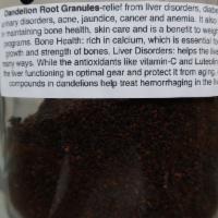 Dandelion Root Granules · 2oz.