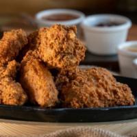 Fried Chicken Wings (6 Pcs.) · Our signature fried chicken wings served plain or glazed in your choice of BBQ, Spicy Buffal...