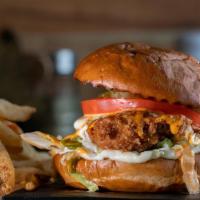 Hot N' Spicy Chicken Sandwich · Crispy, tender chicken seasoned with our unique mix of peppers and spices, topped with lettu...