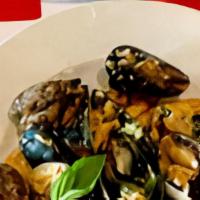 Mussels & Clams · Fresh clams, mussels or both sautéed in garlic, olive oil and white wine (white or red sauce).
