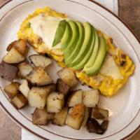 Plain Omelet · Loaded with cheddar cheese.