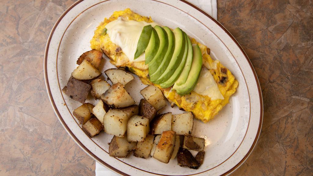 Plain Omelet · Loaded with cheddar cheese.