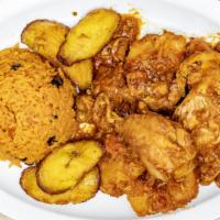 Pollo Guisado (Fricasé De Pollo) · Chicken stew & potatoes.