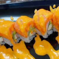 Awesome Salmon · Spicy. Cream cheese, deep-fried salmon. Top: spicy mayo. Add toppings and sauce for an addit...