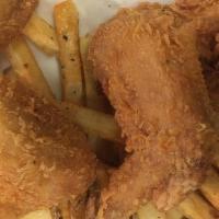 2 Wings With Fries · 