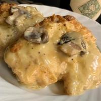 Chicken Breast Marsala · Available THURSDAYS ONLY!!  Tender boneless Breasts of Chicken sauteed in a creamy Marsala w...