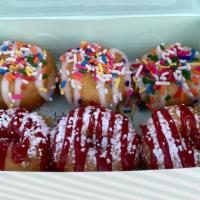 Mini-Doughnuts (6) · Up to 2 flavors.