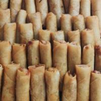 Egg Rolls (50 Pc Party Tray) · Select up to six (6) sauces. Available with extra sauces for an additional charge.