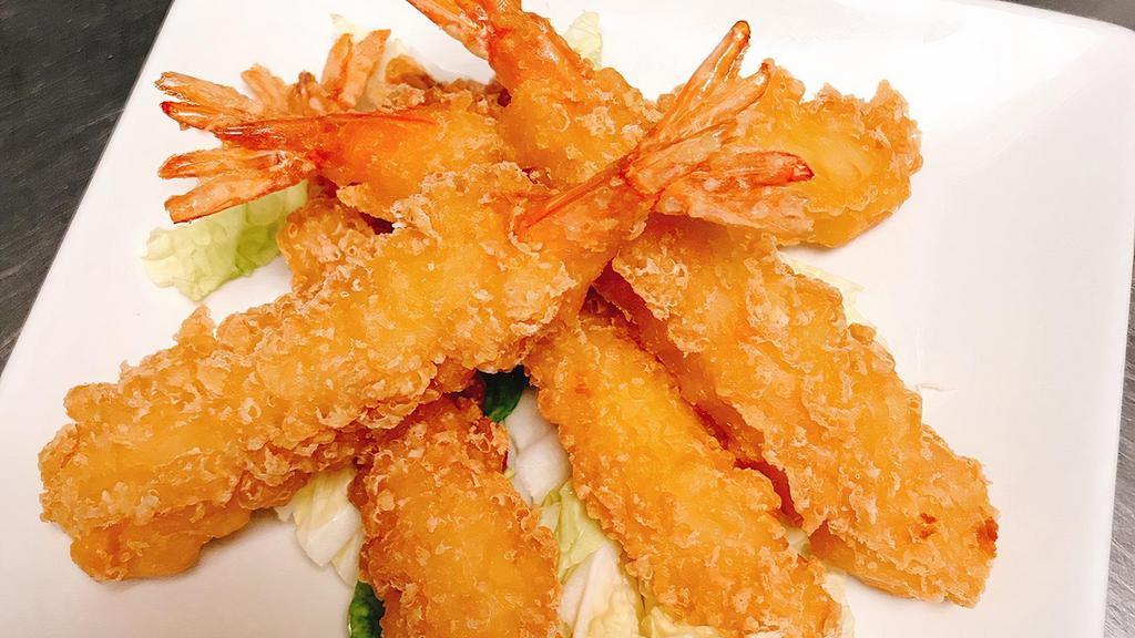 Tempura Shrimp (4) · Crispy Japanese-Style fried shrimp.