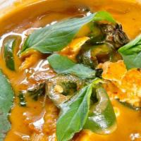 Panang Curry · A classic Thai dish with a choice of meat in a nutty and mellow peanut coconut curry sauce, ...