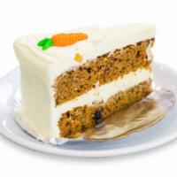 Carrot Cake · Moist, perfectly spiced carrot cake with cream cheese frosting.