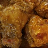 Mala Chicken Wing · Hot and spicy.