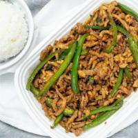 Shredded Pork With Spicy Sauce Special · Hot and spicy.