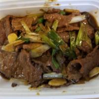 Beef With Ginger & Green Onion Special · 