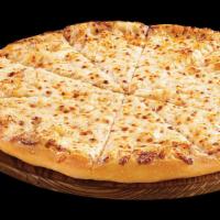 3 Cheese Pizza  · We use a blend of mozzarella, provolone and parmesan cheeses on all of our pizzas.