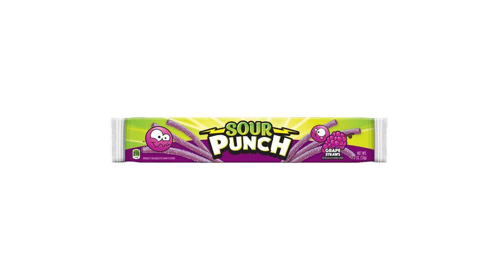 Sour Punch Straws Grape · 2 Oz