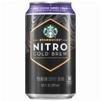 Starbucks Nitro Cold Brew Premium Coffee Drink, Dark Cocoa Sweet Cream · 9.6 Oz