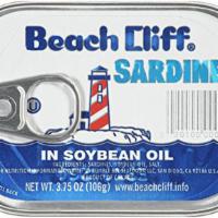 Beach Cliff Sardines In Soybean Oil, Pack Of 12 · 3.75 oz